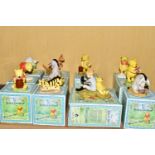 ELEVEN BOXED ROYAL DOULTON FIGURES FROM THE WINNIE THE POOH COLLECTION, comprising Winnie the Pooh