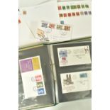 WORLDWIDE SELECTION OF STAMPS IN TWO ALBUMS