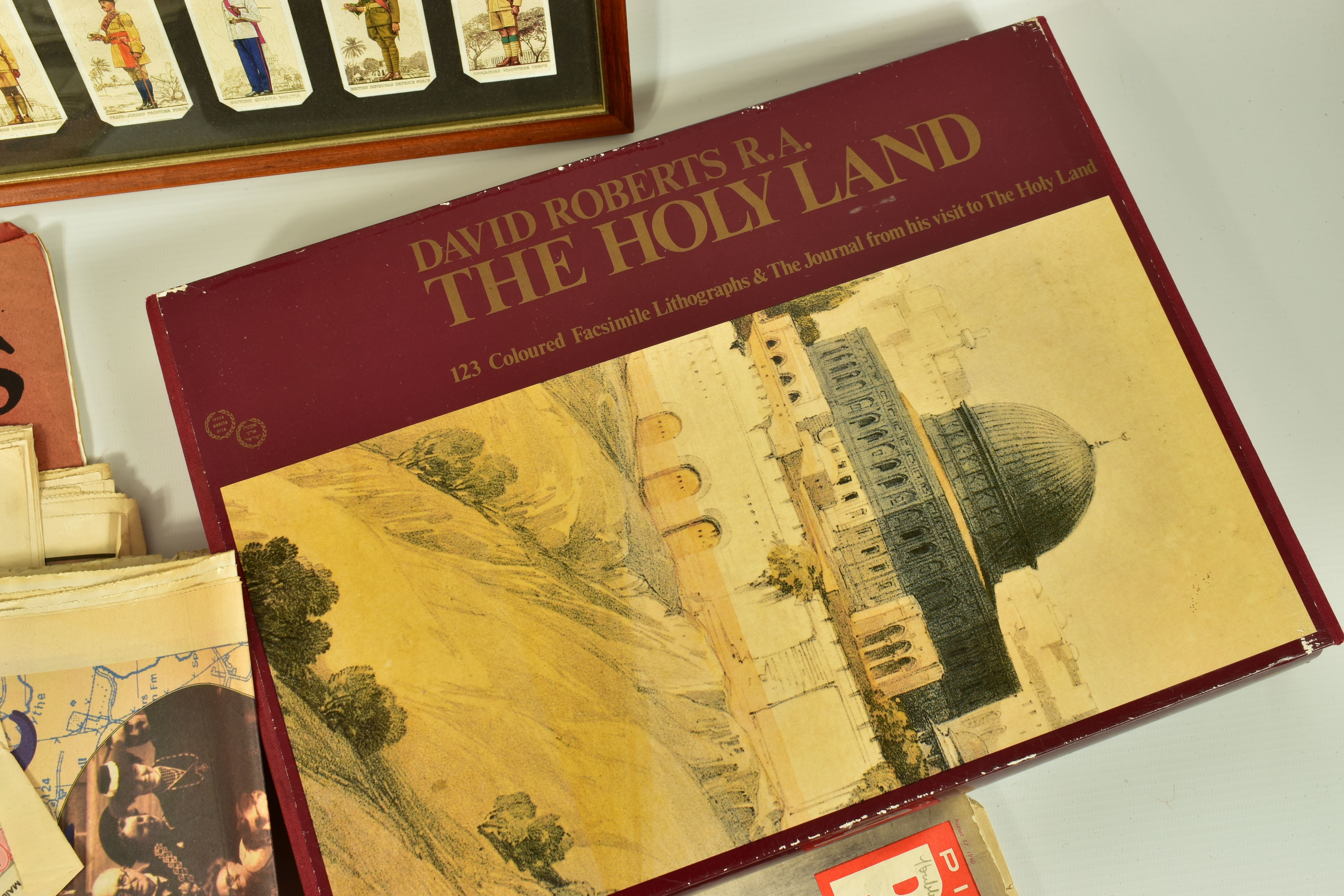 EPHEMERA, one book, 'The Holy Land' 123 coloured facsimile lithographs and the journal from his - Image 5 of 7