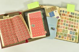 VALUABLE COLLECTION OF STAMPS IN TWO VOLUMES FORMED CIRCA 1930, the first album dedicated to GB