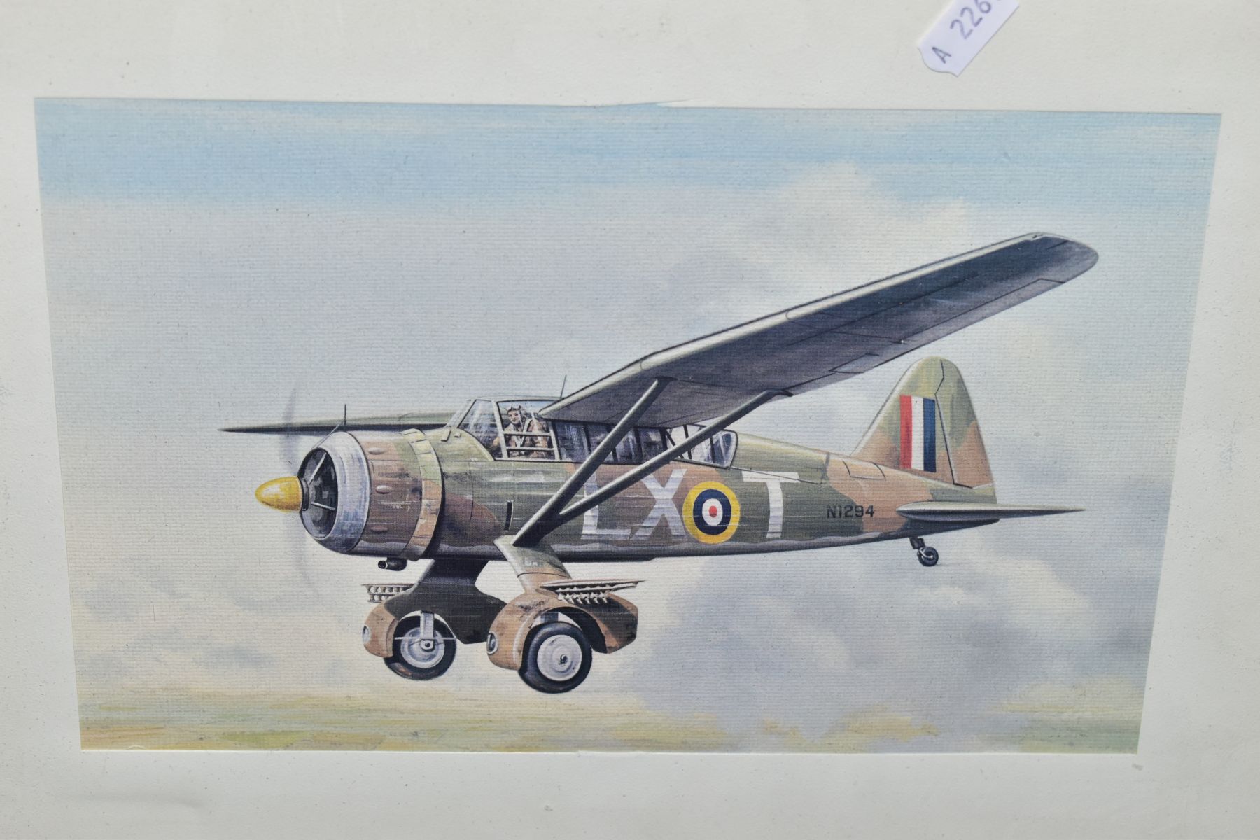 FOUR GLAZED FRAME PRINTS WITH RAF INTEREST, to include Excalibur, Venda & the Spitfire, 100/850, - Image 3 of 6