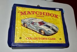 A MATCHBOX COLLECTORS CARRY CASE AND CONTENTS, 46 models mainly Superfast issues to include Ford