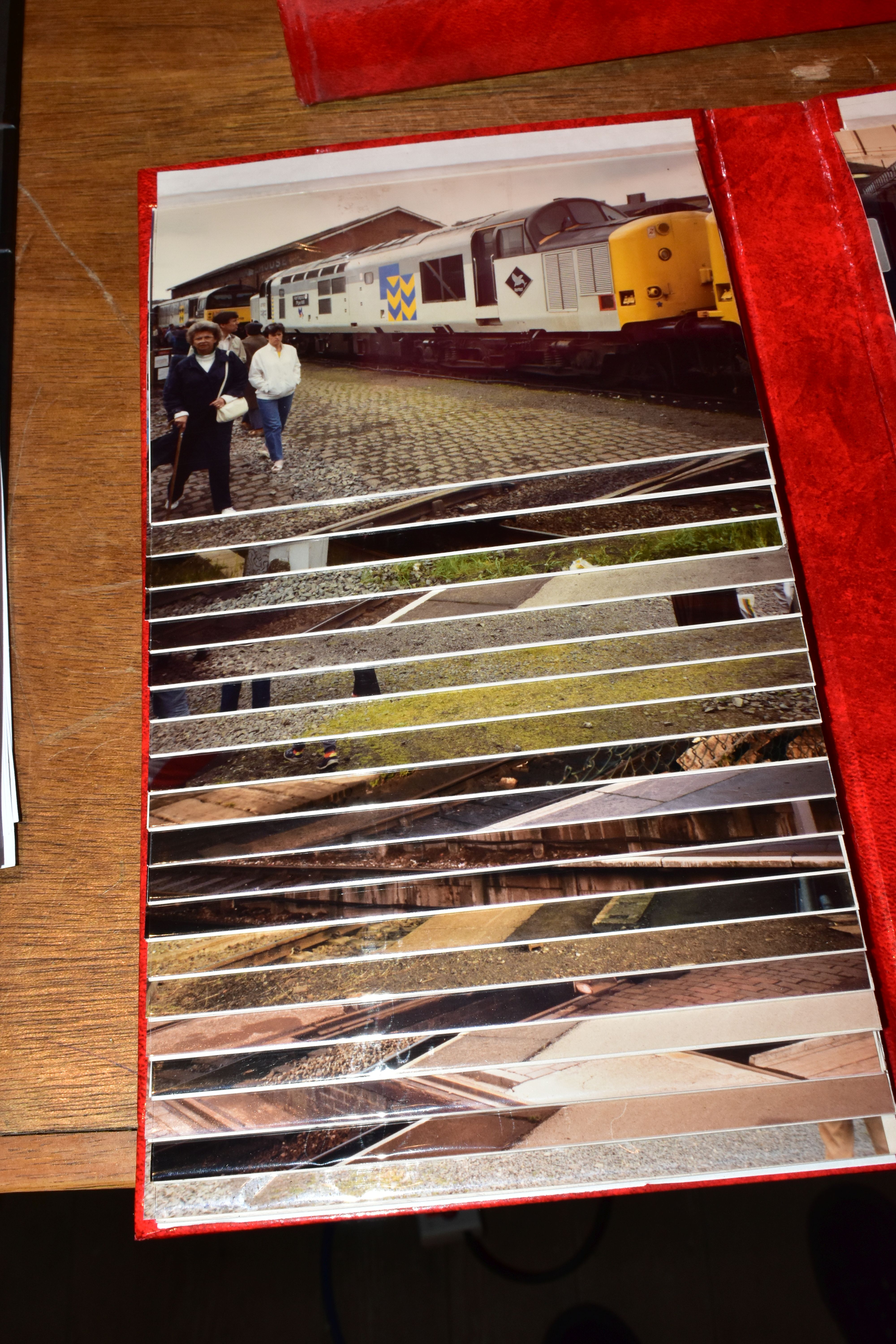 A QUANTITY OF COLOUR POSTCARD SIZE RAILWAY PHOTOGRAPHS, majority are 1980's and 1990's views of - Image 7 of 12
