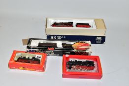 FOUR ASSORTED BOXED HO GAUGE GERMAN AND FRENCH OUTLINE LOCOMOTIVES, Rivarossi D.B. class 98 No.98009
