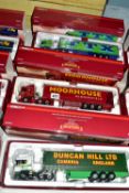 THREE BOXED CORGI CLASSICS LIMITED EDITION 1:50 SCALE HAULIERS OF RENOWN MODELS, catalogue numbers