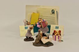 WALT DISNEY CLASSICS COLLECTION FIGURES FROM LADY AND THE TRAMP, with certificates, comprising a