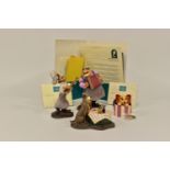 WALT DISNEY CLASSICS COLLECTION FIGURES FROM LADY AND THE TRAMP, with certificates, comprising a