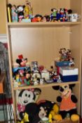 A COLLECTION OF MICKEY MOUSE AND OTHER WALT DISNEY TOYS, COLLECTIBLES AND EPHEMERA, to include boxed