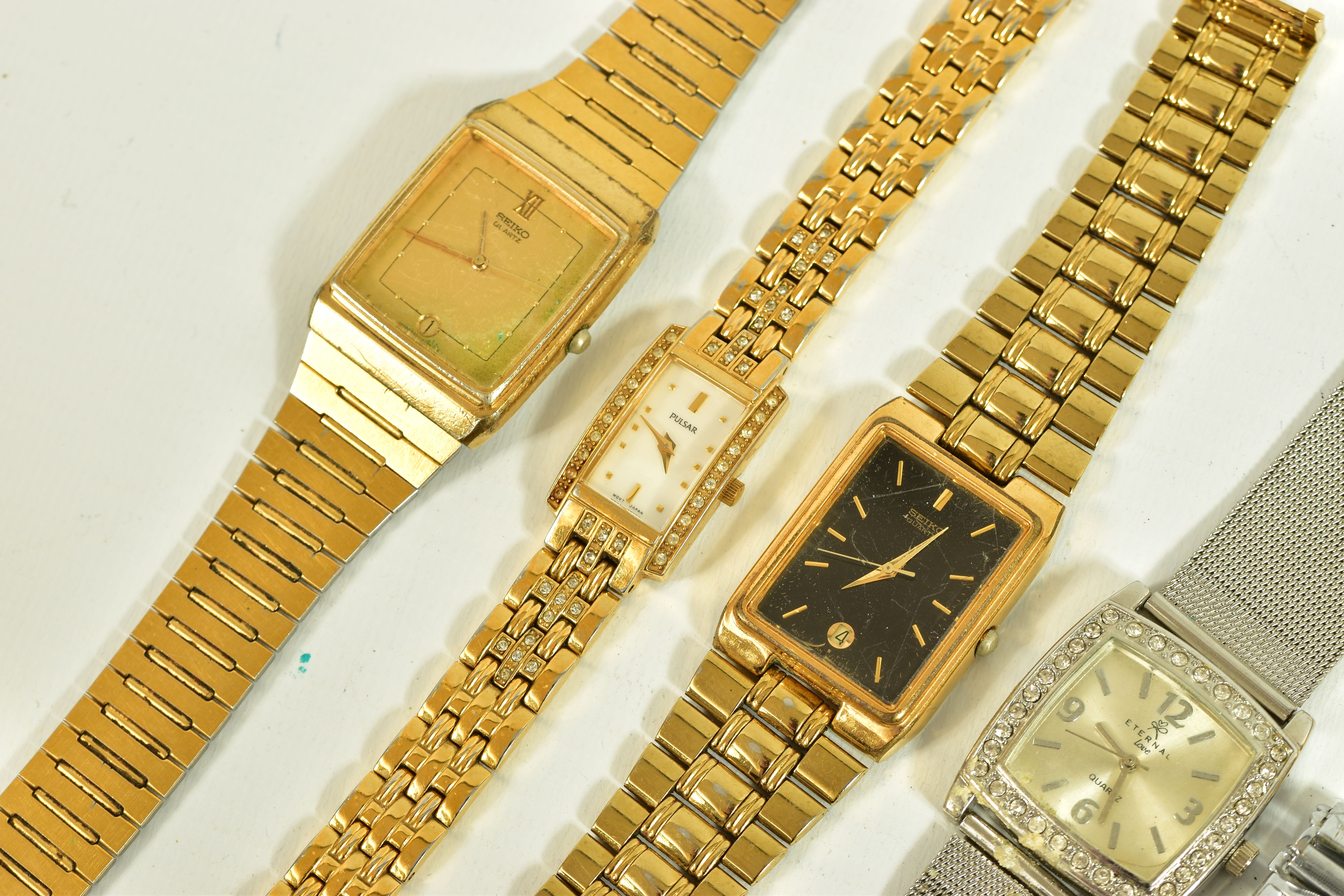 A SELECTION OF LADYS AND GENTLEMENS FASHION WRISTWATCHES, nine watches in total, to include a lady's - Image 2 of 6