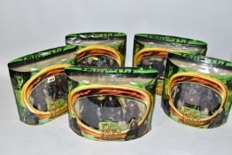 FIVE BOXED TOYBIZ THE LORD OF THE RINGS THE FELLOWSHIP OF THE RING FIGURE SETS, Lurtz & Boromir (