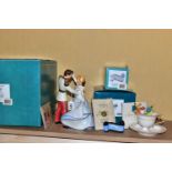 THREE BOXED WALT DISNEY CLASSICS COLLECTION FIGURES FROM WALT DISNEYS CINDERELLA, all with