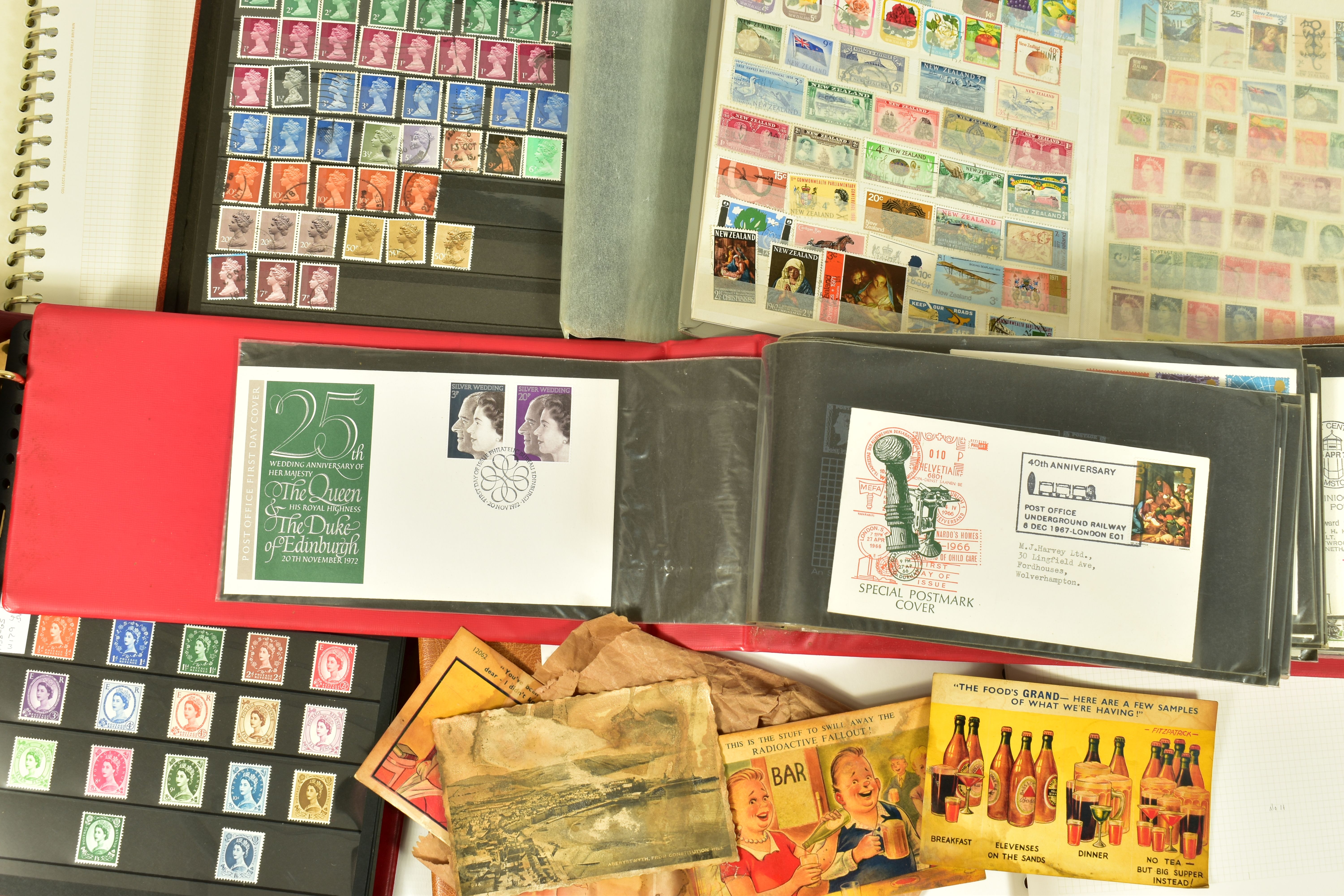 LARGE COLLECTION OF STAMPS IN TWENTY-TWO ALBUMS, (some empty), we note GB face value top £10, RSW - Image 11 of 12