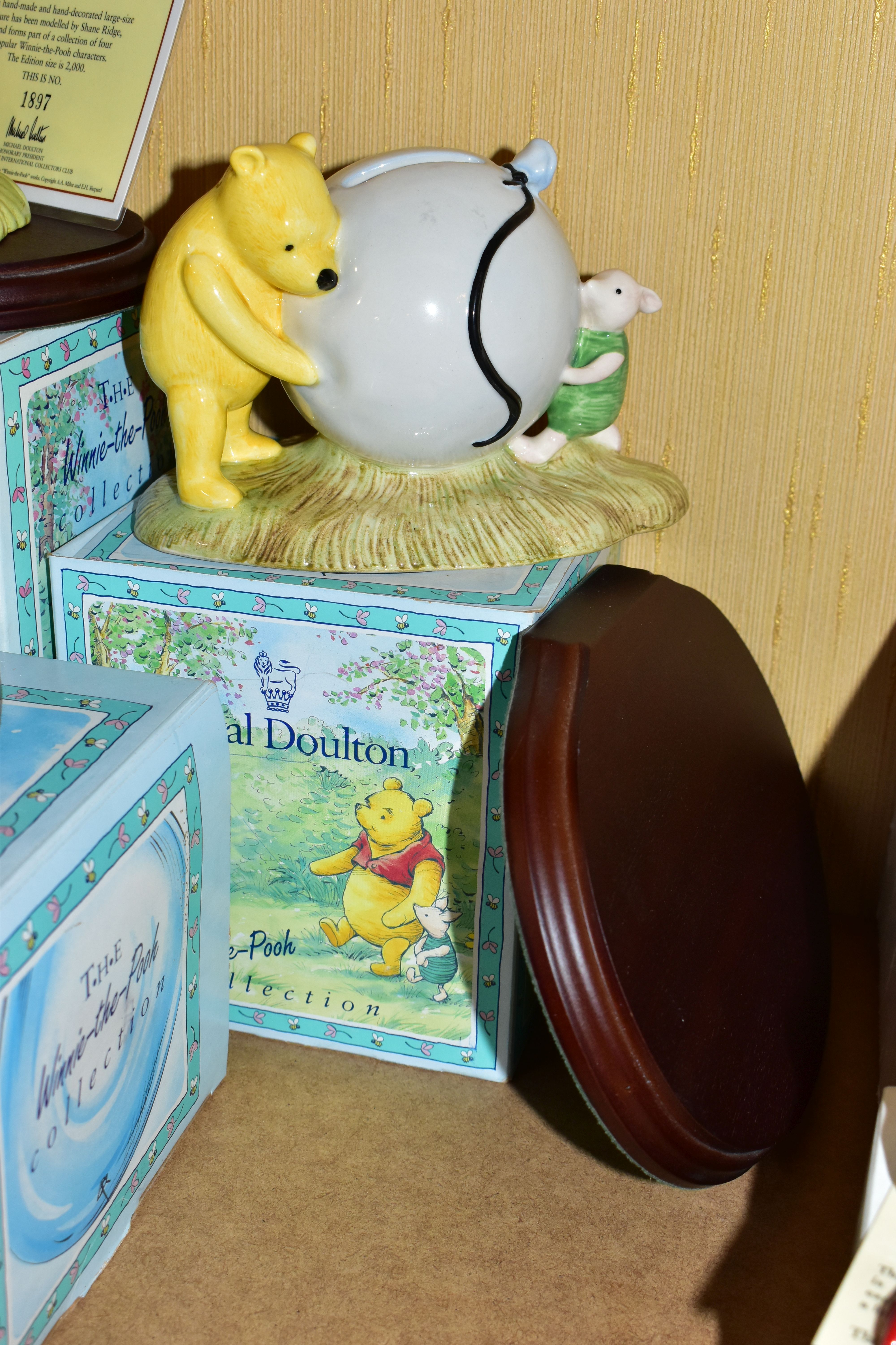 THREE BOXED ROYAL DOULTON WINNIE-THE-POOH SCULPTURES, comprising limited edition 'Summer's Day - Image 5 of 5