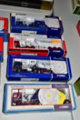 FOUR BOXED CORGI CLASSICS LIMITED EDITION 1:50 SCALE MODERN TRUCKS POWDER TANKER MODELS, catalogue