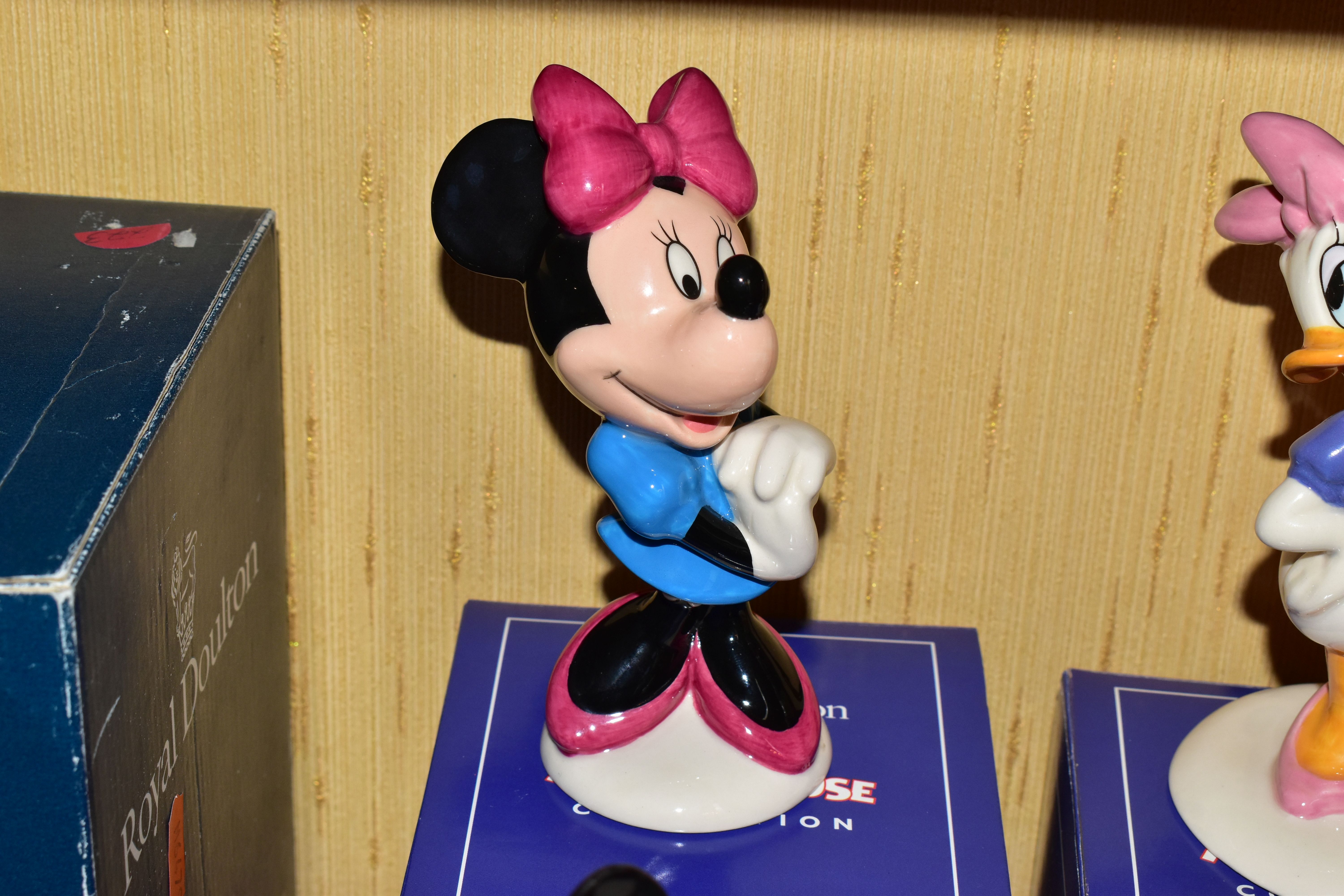 SIX BOXED ROYAL DOULTON FIGURES FROM THE MICKEY MOUSE COLLECTION 70TH ANNIVERSARY, comprising Mickey - Image 8 of 10