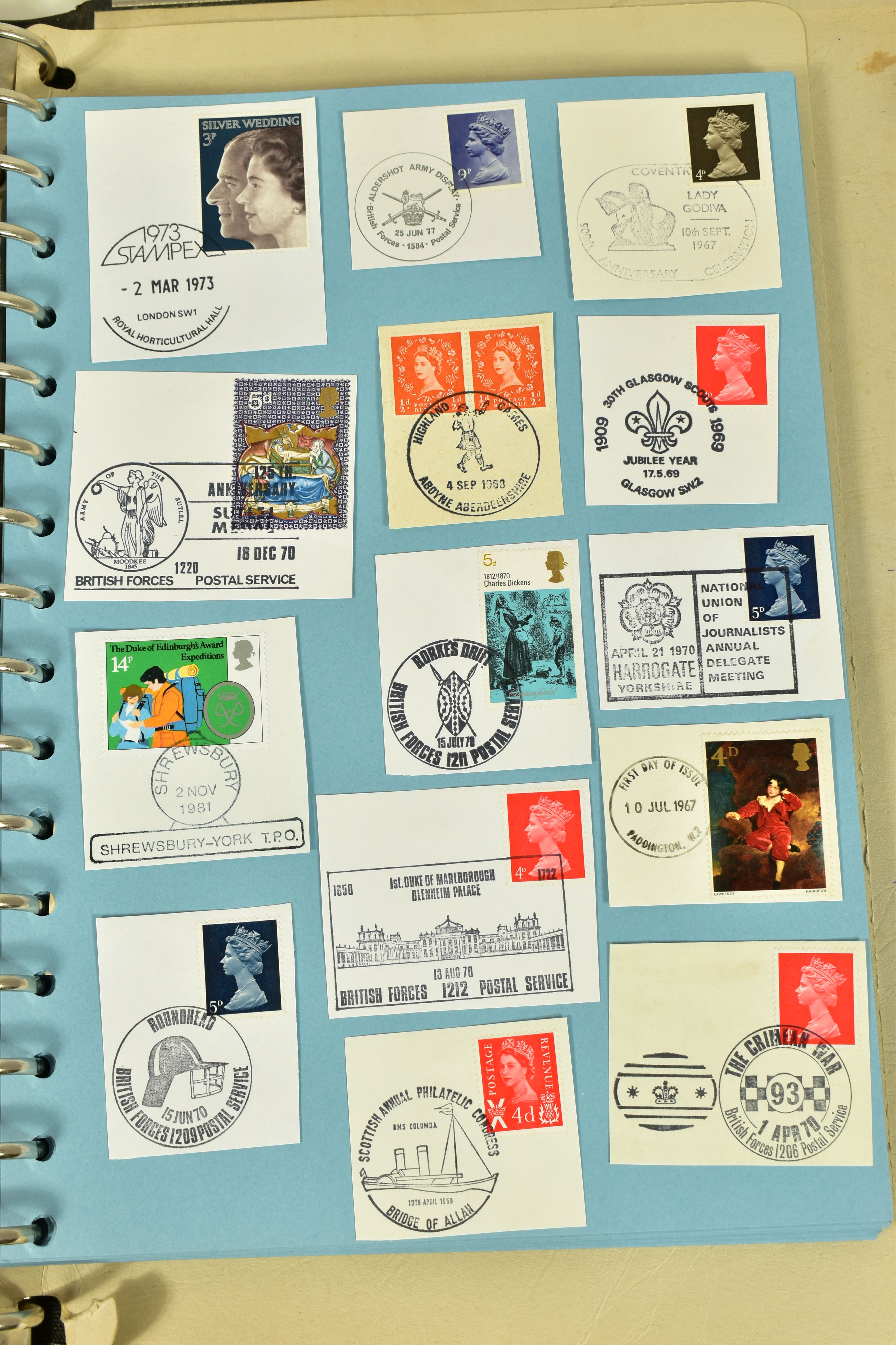 LARGE COLLECTION OF STAMPS IN TWENTY-TWO ALBUMS, (some empty), we note GB face value top £10, RSW - Image 10 of 12
