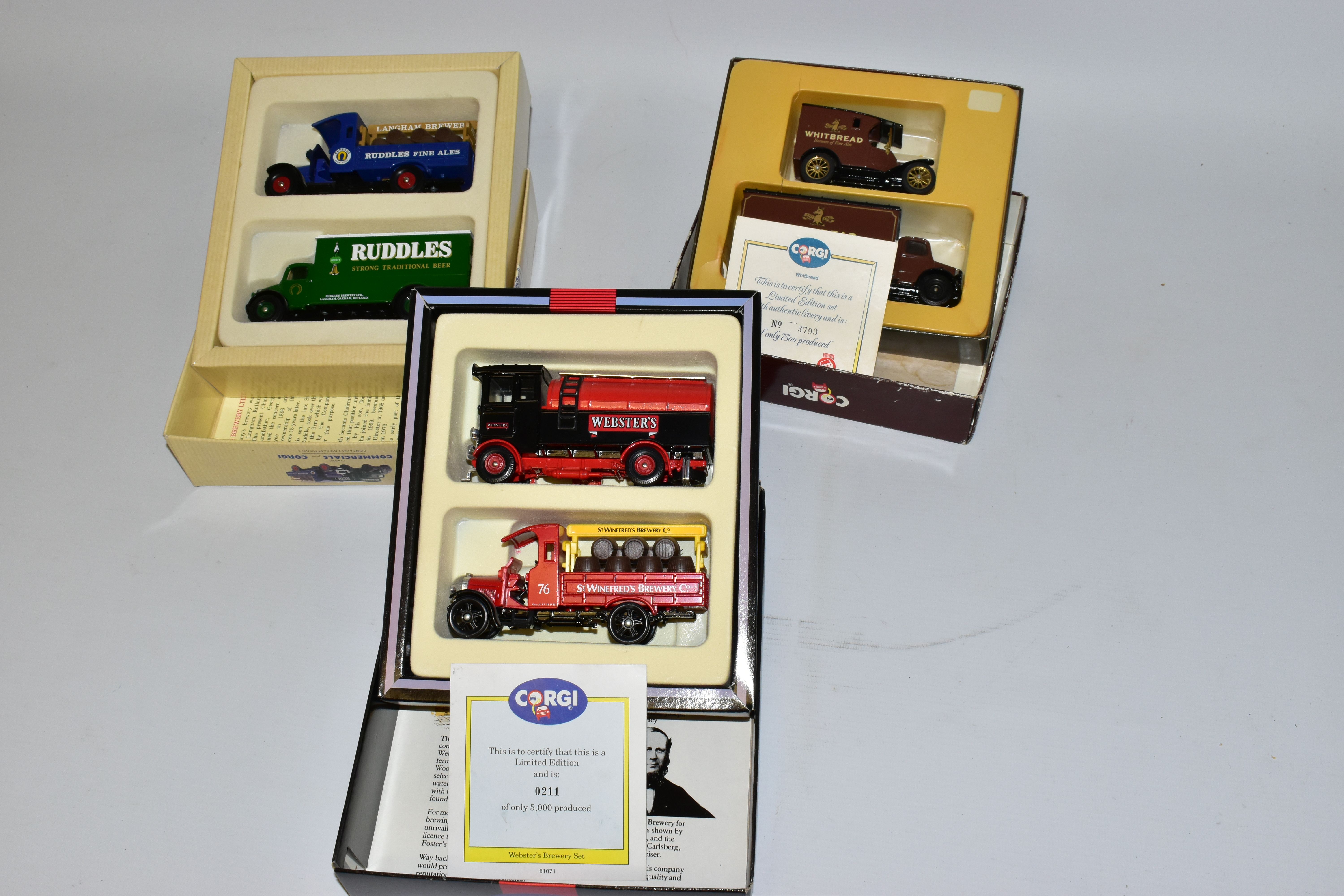 A QUANTITY OF BOXED CORGI CLASSICS BREWERY VEHICLES, to include five vehicles from 'The Brewery - Image 5 of 8