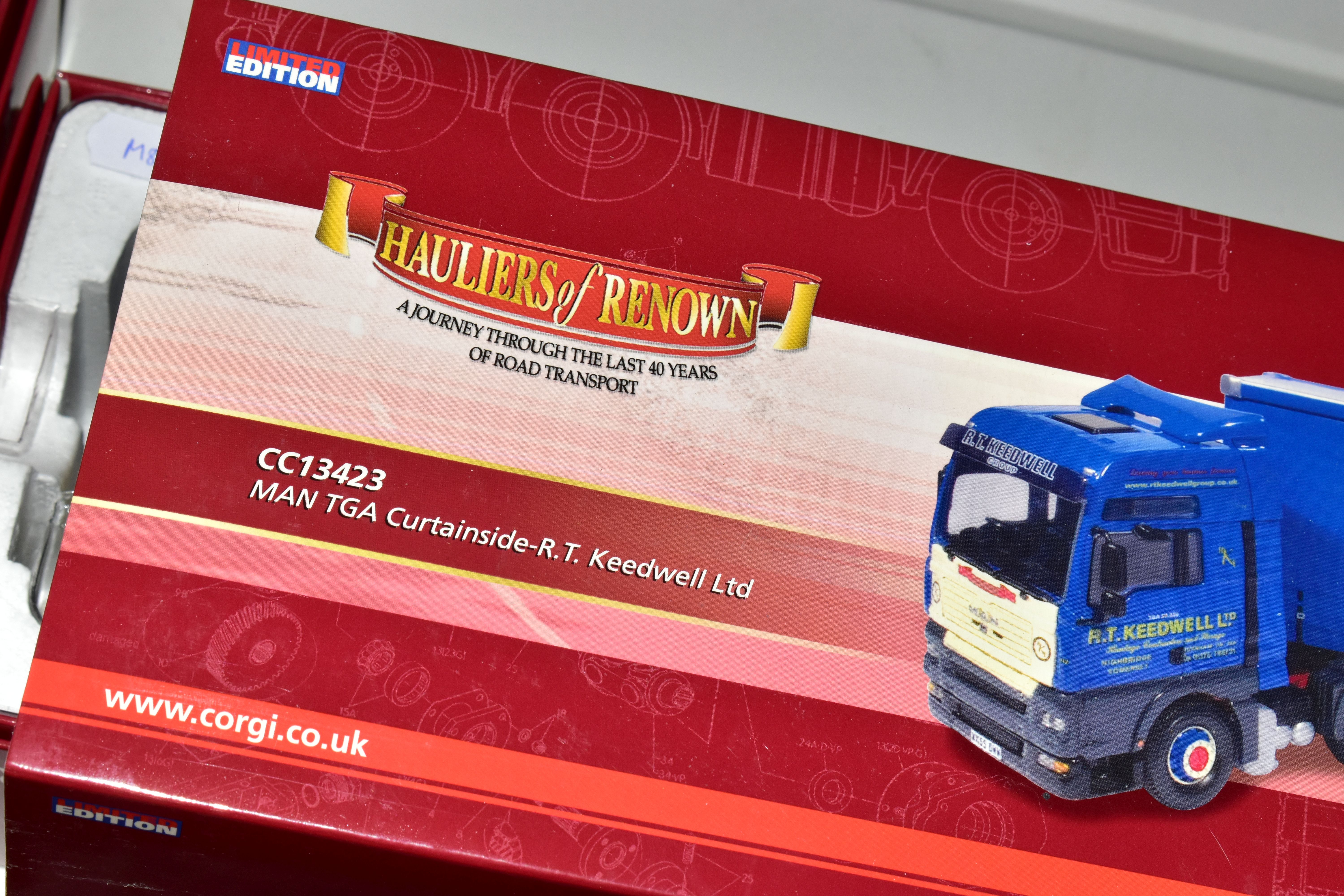 THREE BOXED CORGI CLASSICS LIMITED EDITION 1:50 SCALE HAULIERS OF RENOWN MODELS, catalogue numbers - Image 11 of 12