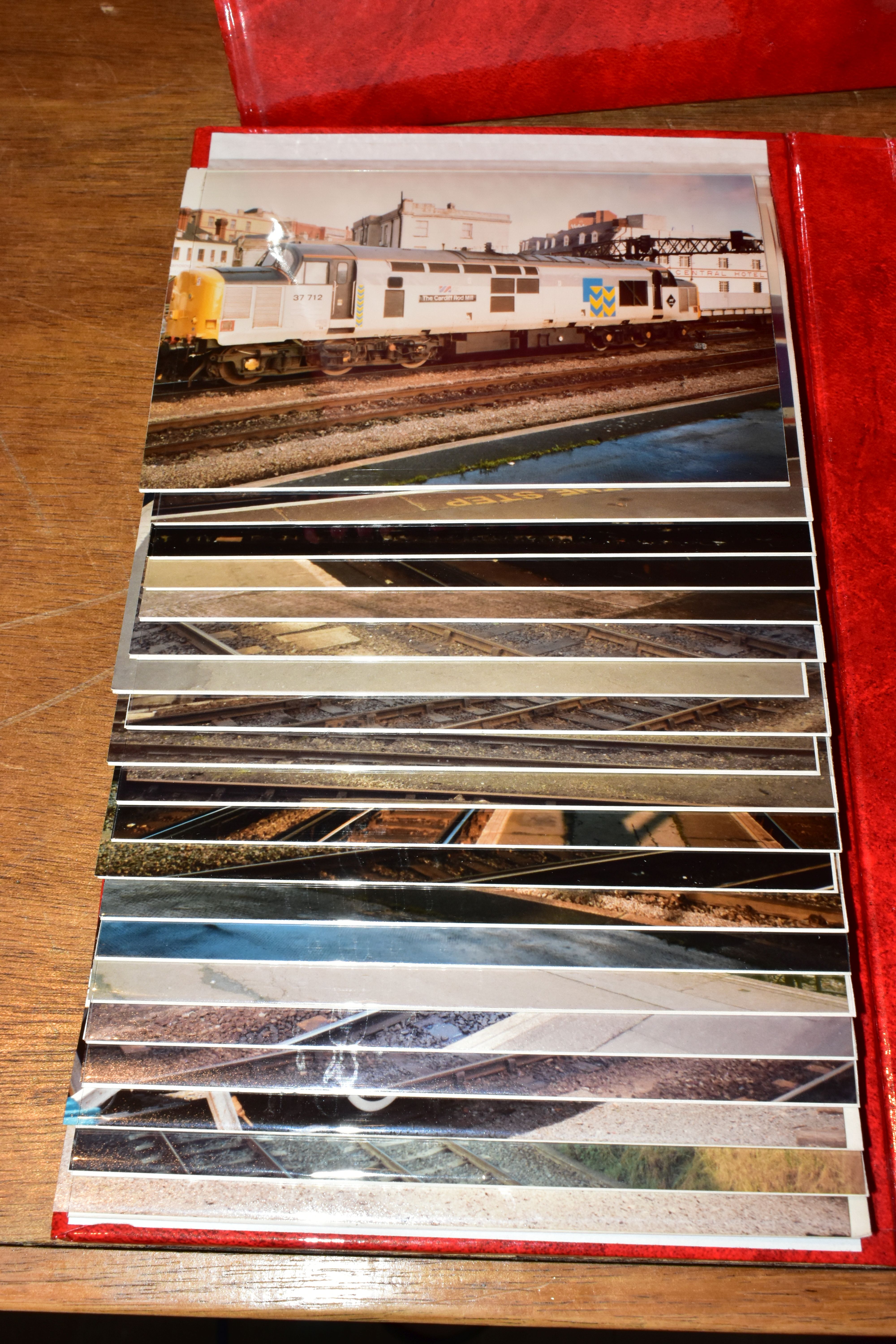 A QUANTITY OF COLOUR POSTCARD SIZE RAILWAY PHOTOGRAPHS, majority are 1980's and 1990's views of - Image 10 of 12