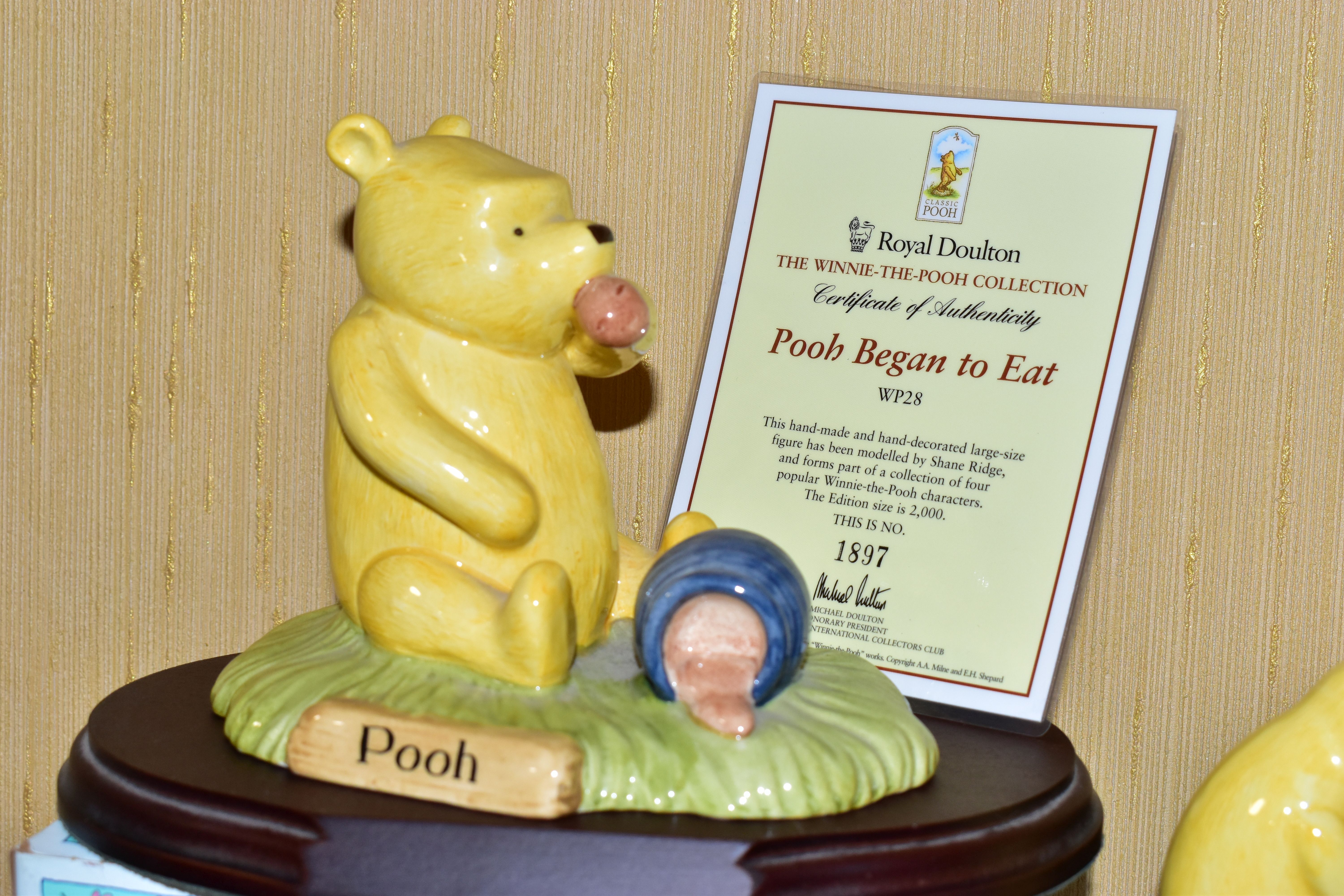 THREE BOXED ROYAL DOULTON WINNIE-THE-POOH SCULPTURES, comprising limited edition 'Summer's Day - Image 4 of 5