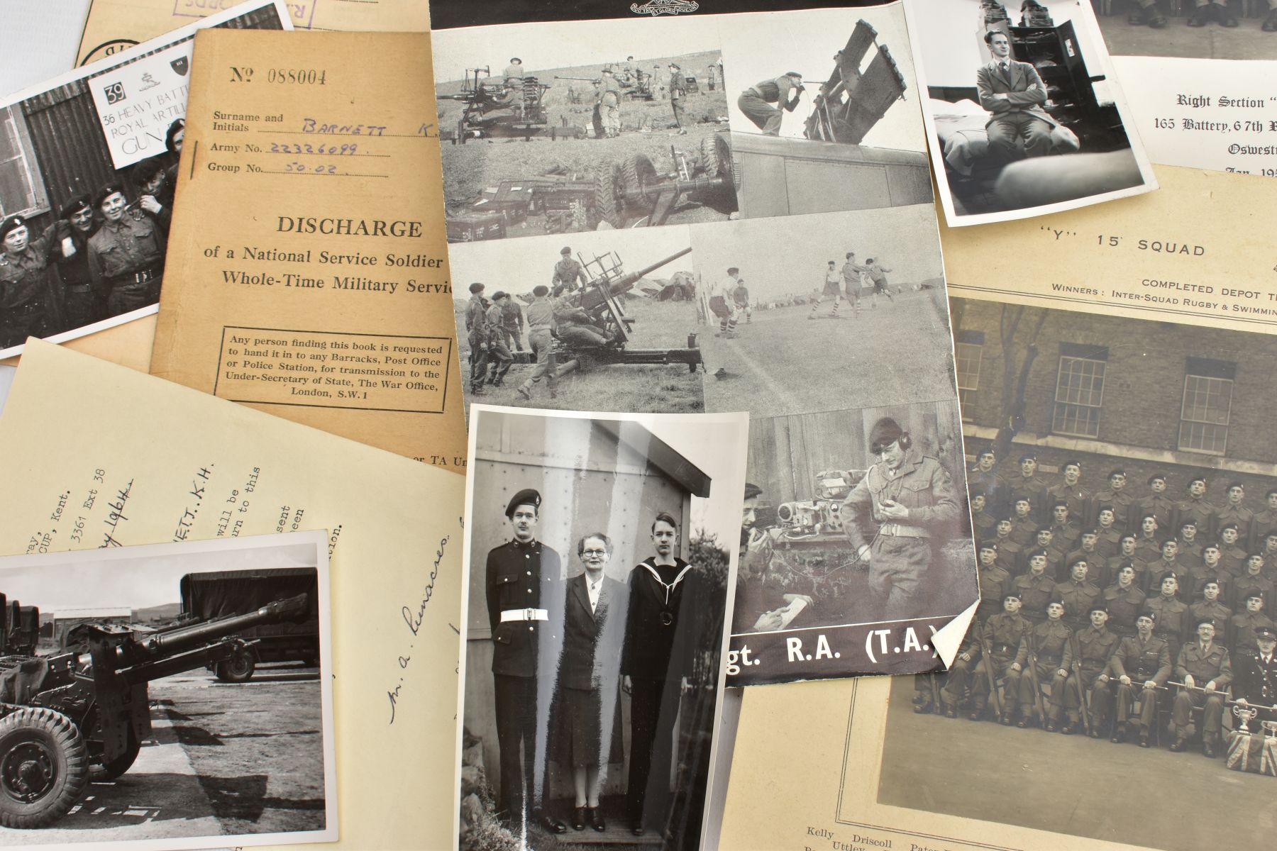 AN ARCHIVE OF ORIGINAL PAPERWORK, EPHEMERA & PHOTOS TO A POST WORLD WAR TWO SOLDIER, to include - Image 4 of 9