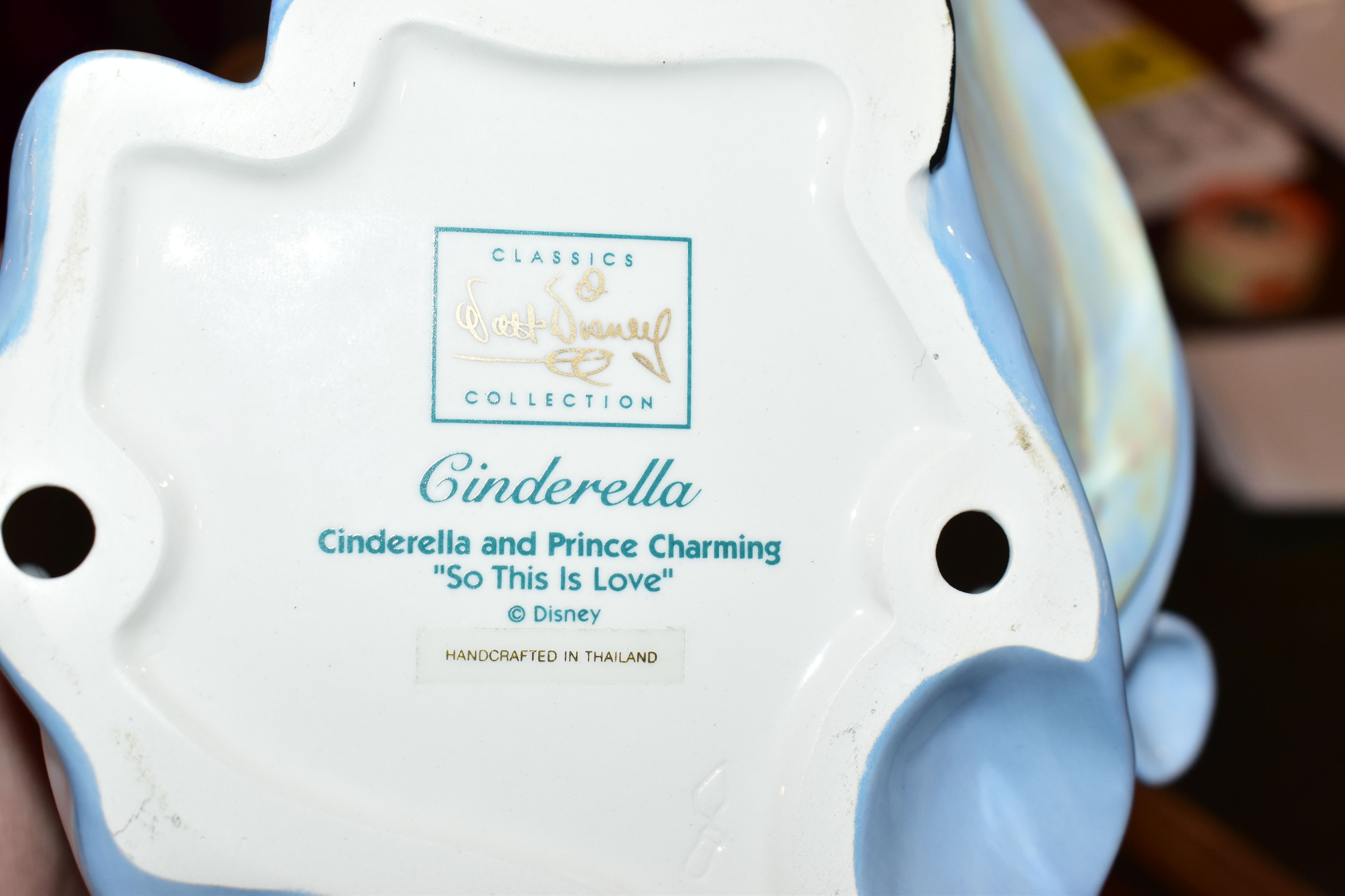 THREE BOXED WALT DISNEY CLASSICS COLLECTION FIGURES FROM WALT DISNEYS CINDERELLA, all with - Image 3 of 6