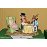 A BOXED ROYAL DOULTON BESWICK WARE LIMITED EDITION TABLEAU FROM ALICE IN WONDERLAND, 'The Mad
