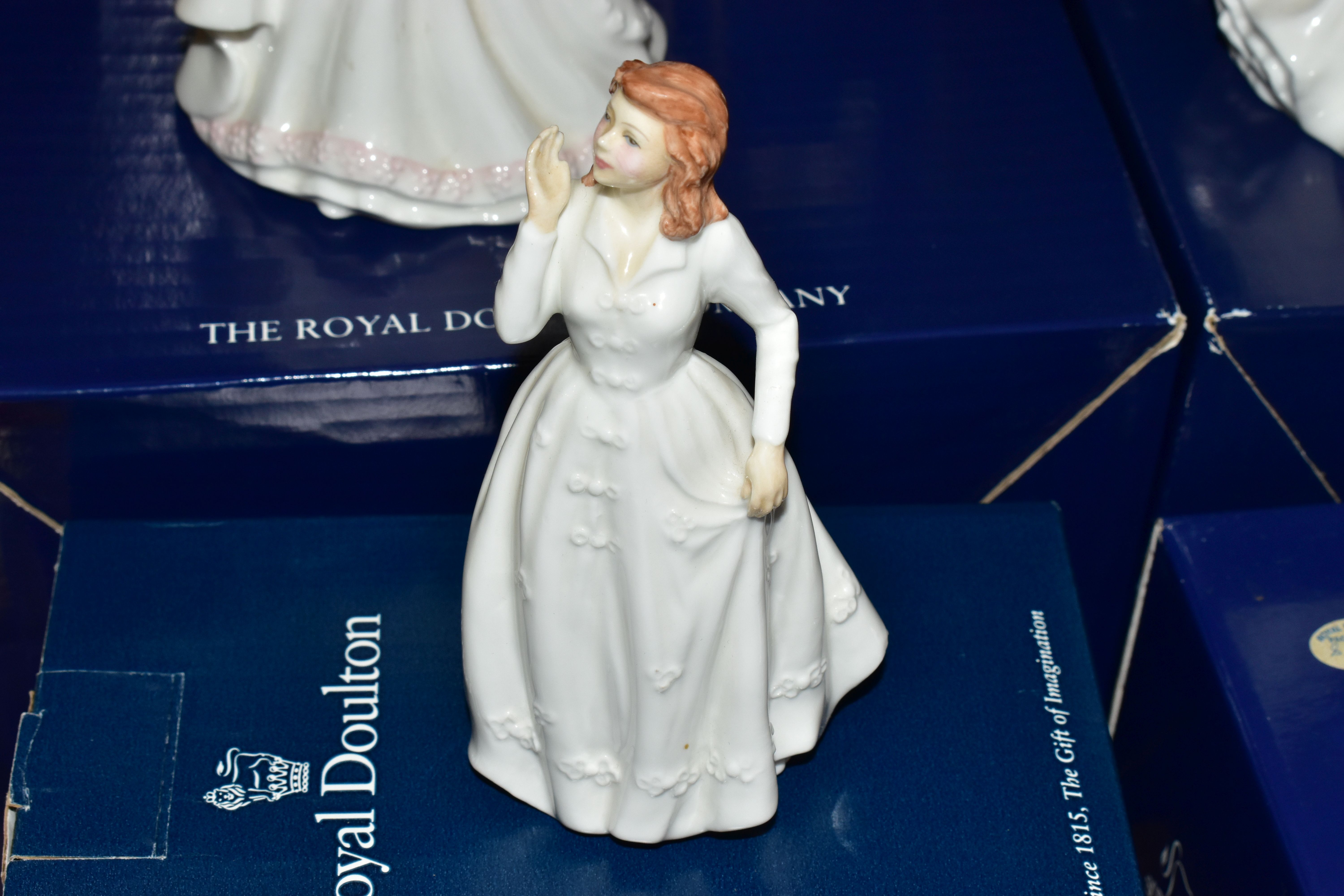 FIVE BOXED ROYAL DOULTON FIGURES, comprising three exclusively for Collectors Club Harmony HN4096, - Image 5 of 9