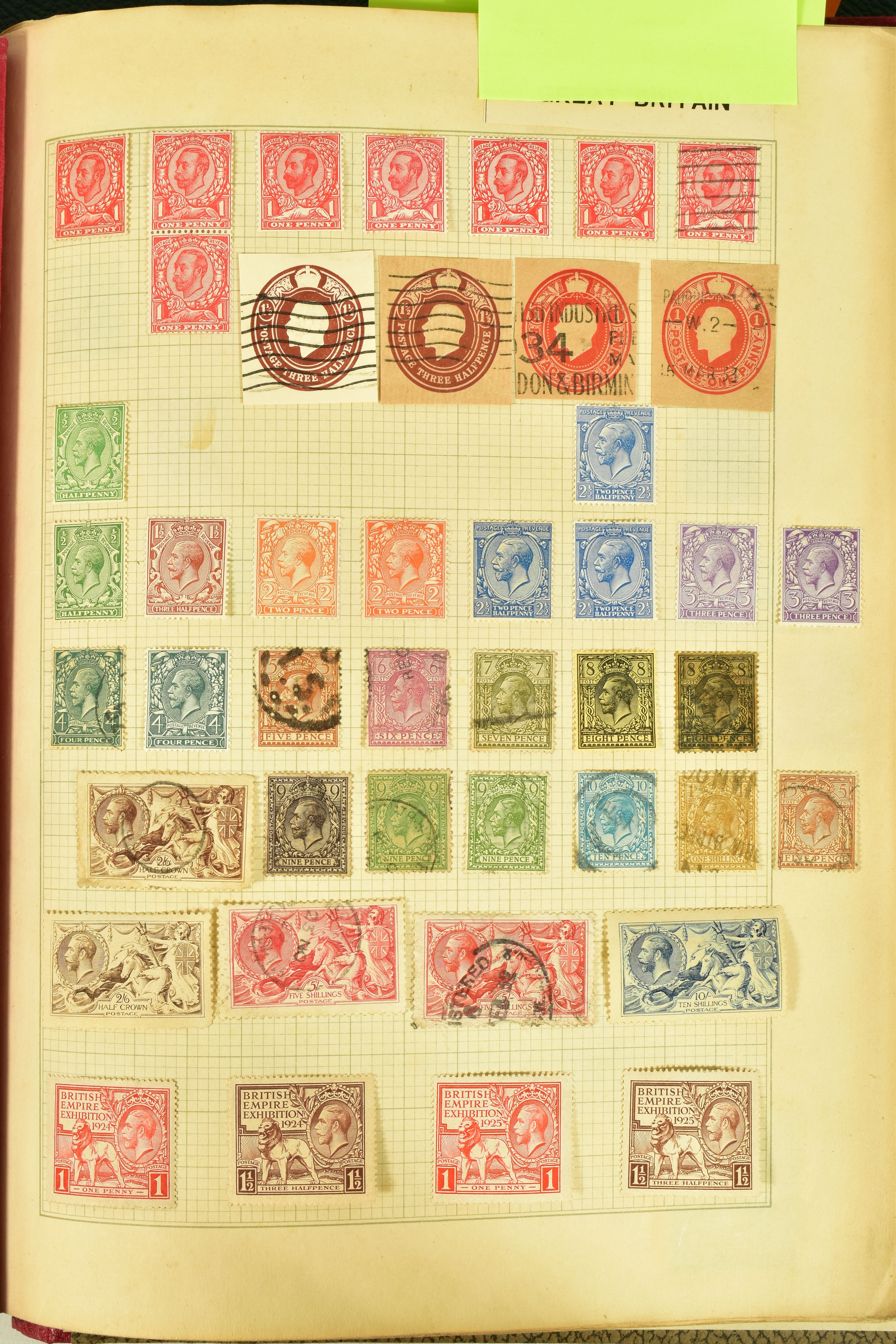 VALUABLE COLLECTION OF STAMPS IN TWO VOLUMES FORMED CIRCA 1930, the first album dedicated to GB - Image 5 of 7