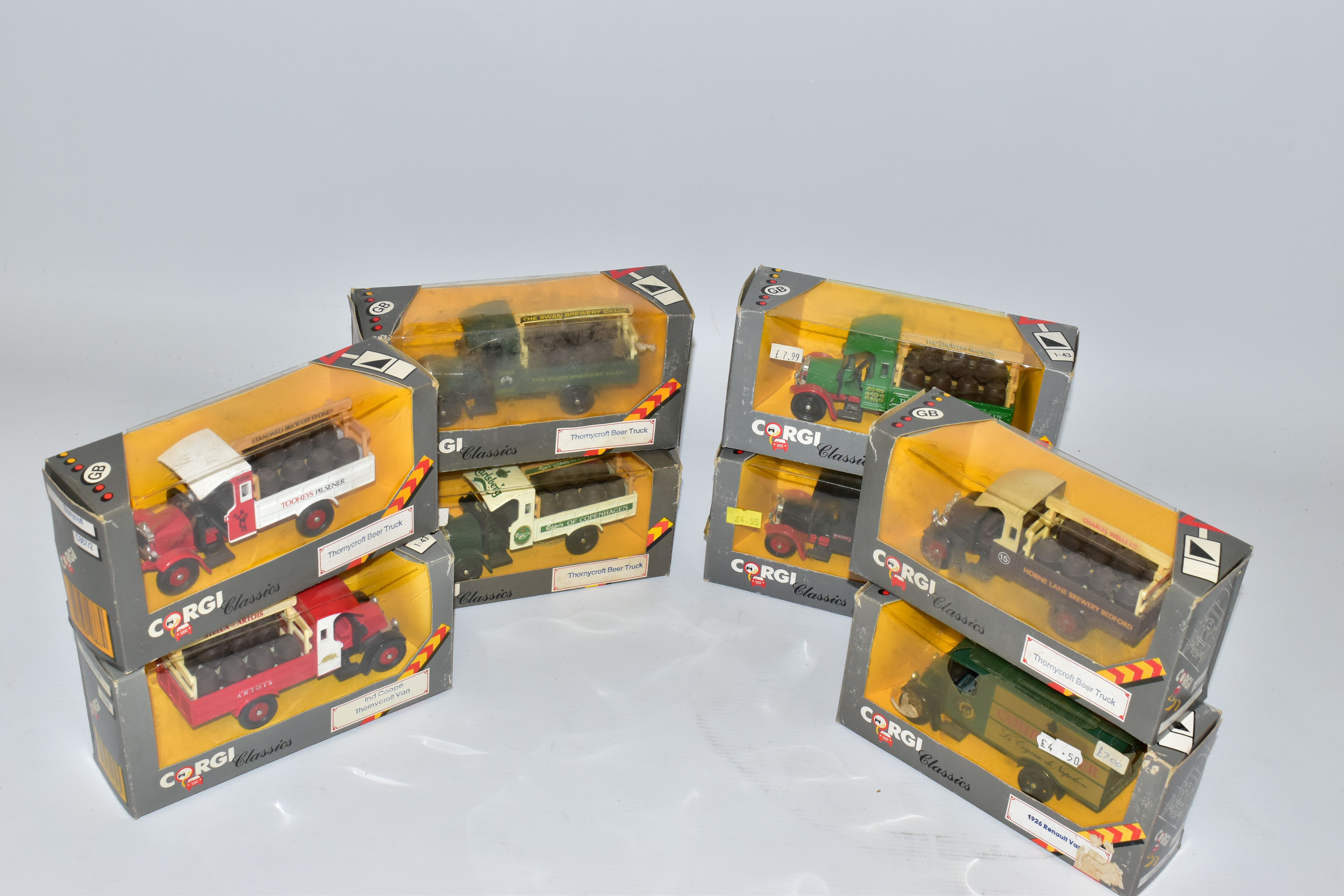 A QUANTITY OF BOXED CORGI CLASSICS BREWERY VEHICLES, to include five vehicles from 'The Brewery - Image 3 of 8