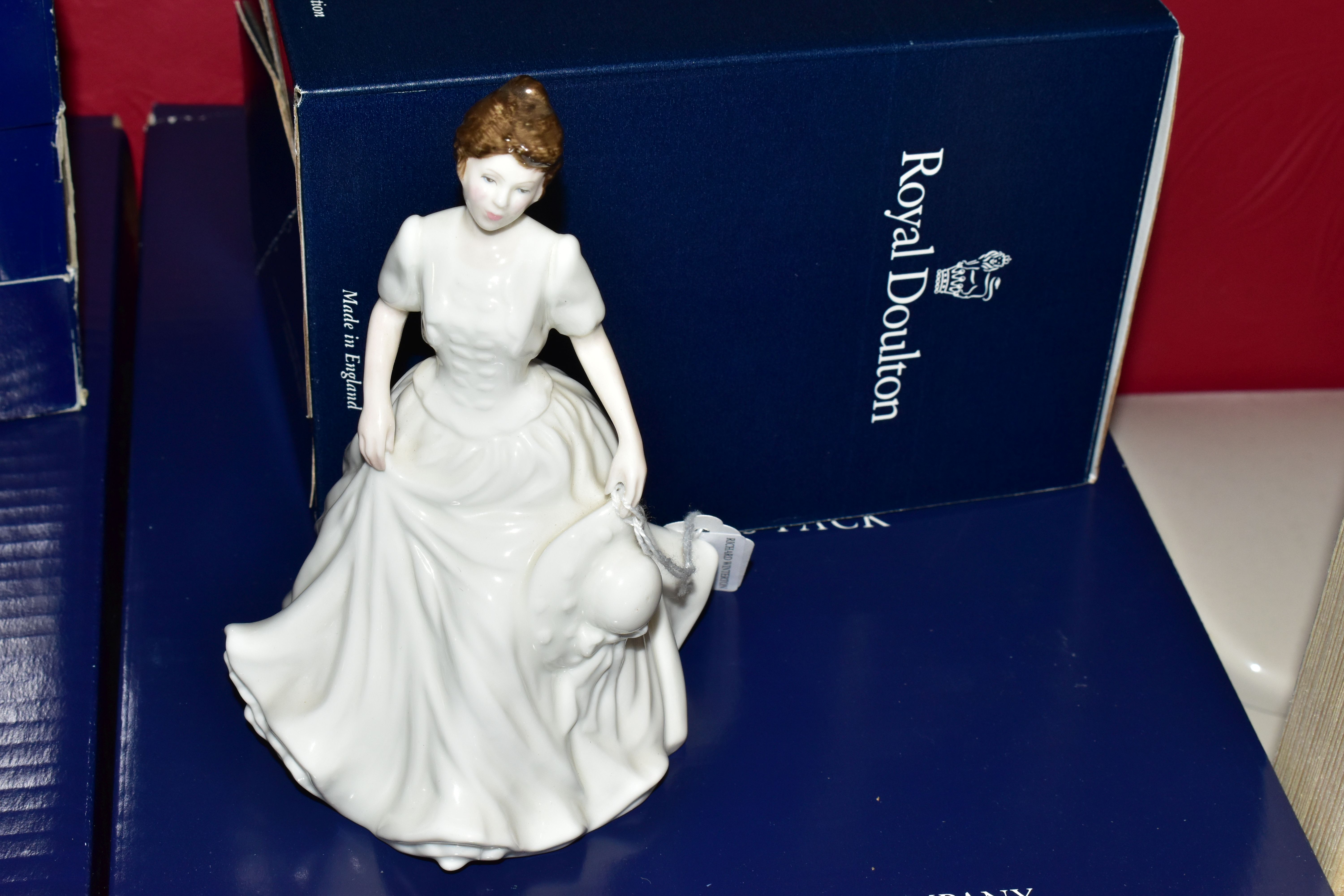 FIVE BOXED ROYAL DOULTON FIGURES, comprising three exclusively for Collectors Club Harmony HN4096, - Image 8 of 9