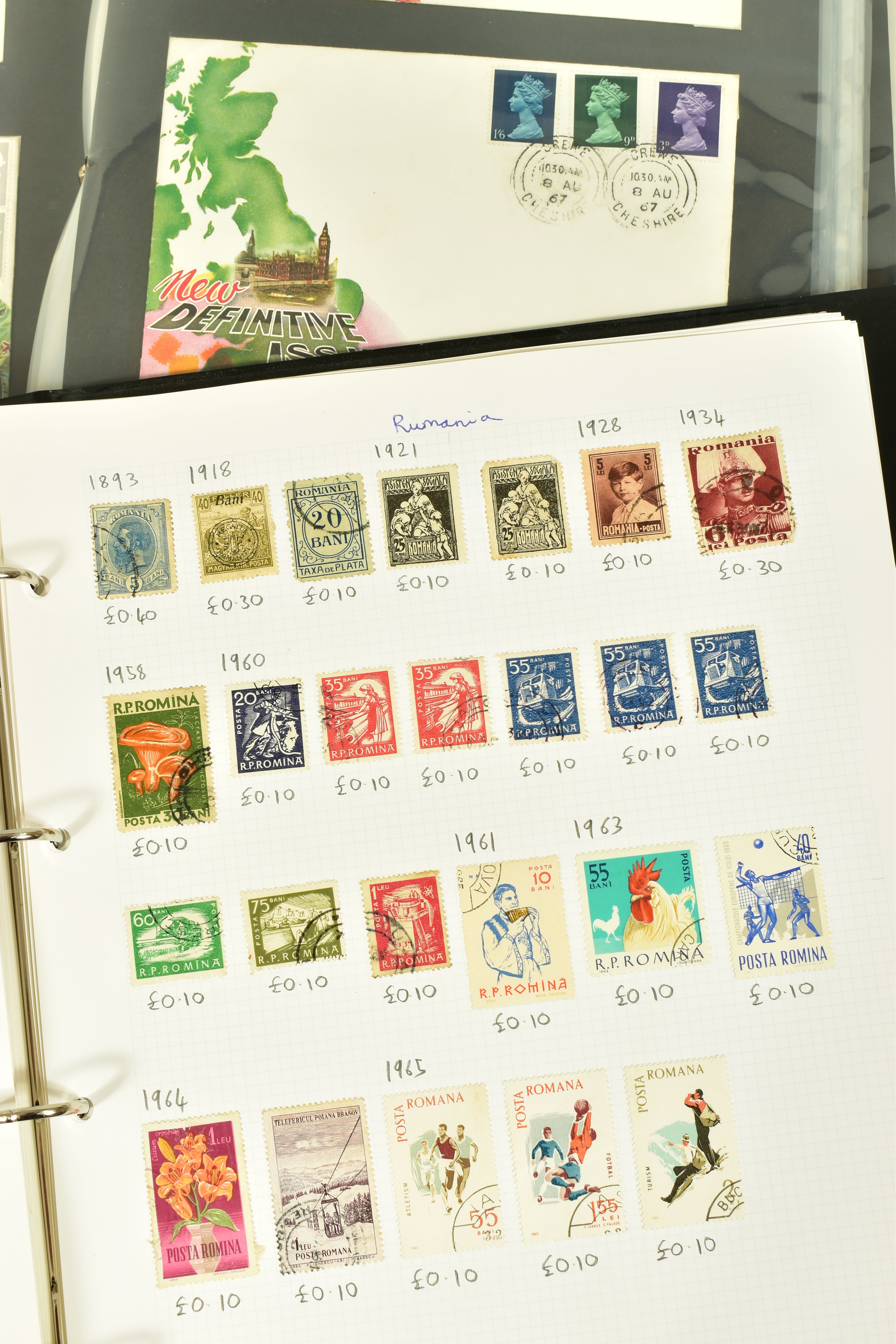 WORLDWIDE SELECTION OF STAMPS IN TWO ALBUMS - Image 8 of 9