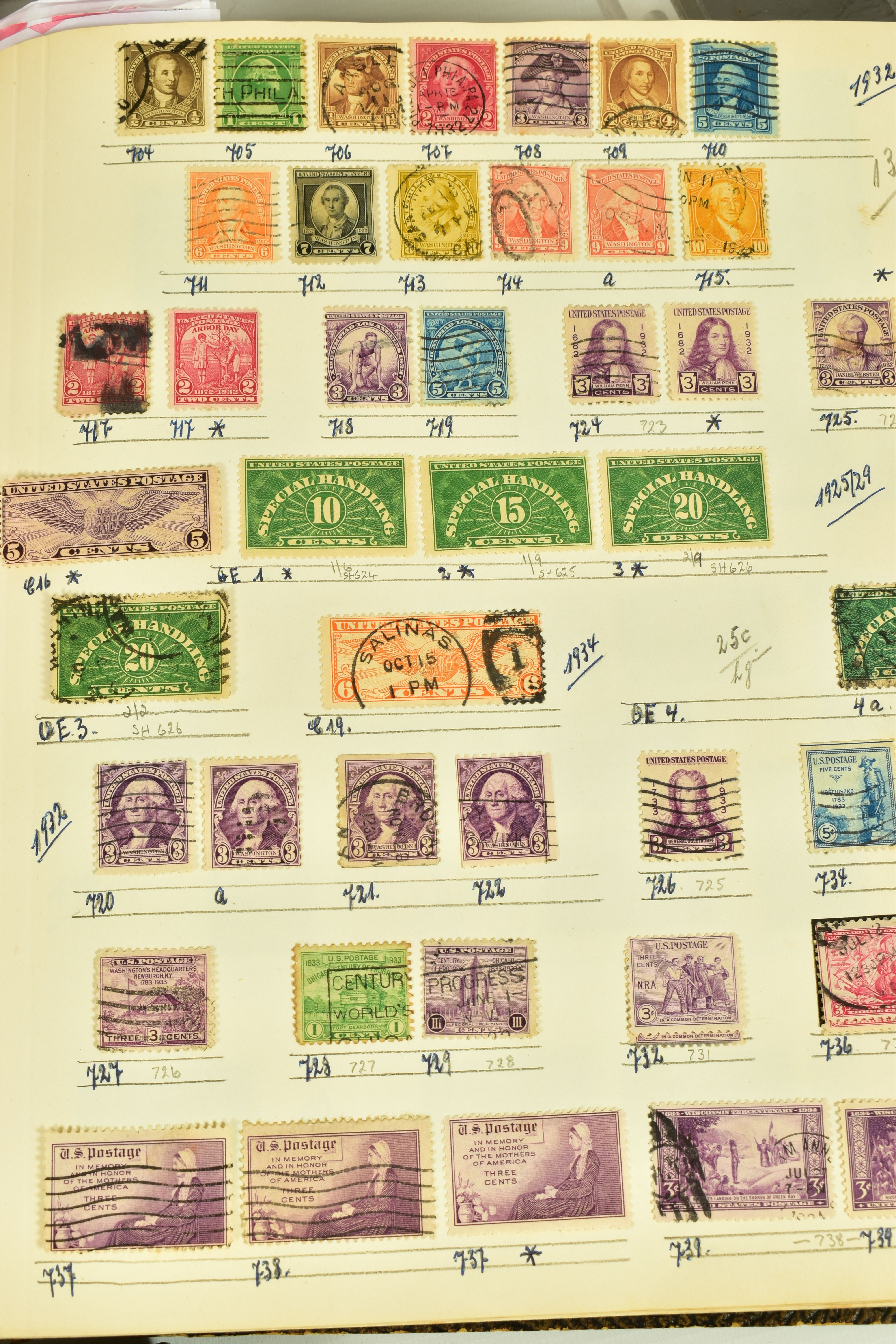 LARGE COLLECTION OF STAMPS IN NUMEROUS ALBUMS, including a pair of clean SG Windsor albums, - Image 4 of 6