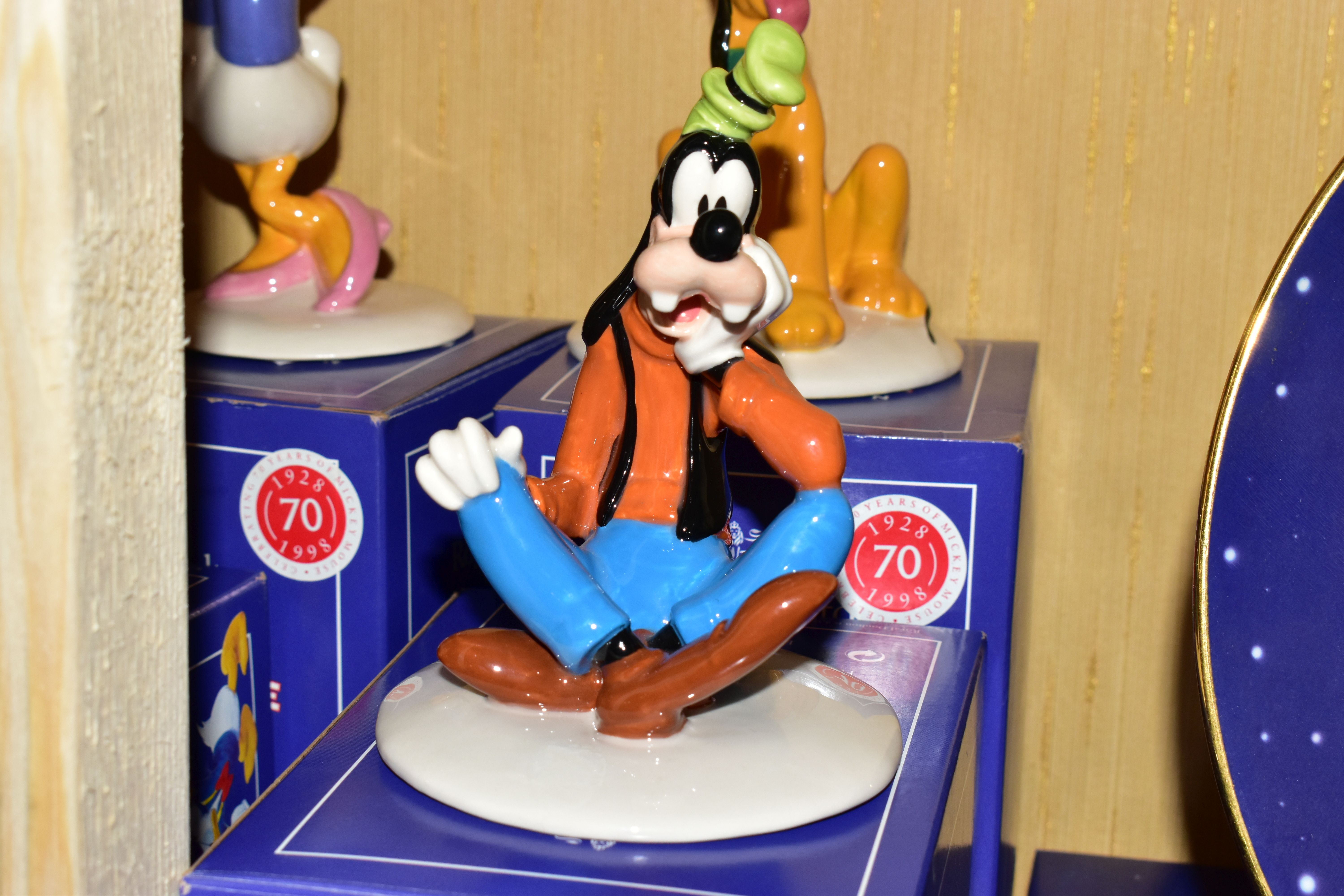 SIX BOXED ROYAL DOULTON FIGURES FROM THE MICKEY MOUSE COLLECTION 70TH ANNIVERSARY, comprising Mickey - Image 4 of 10