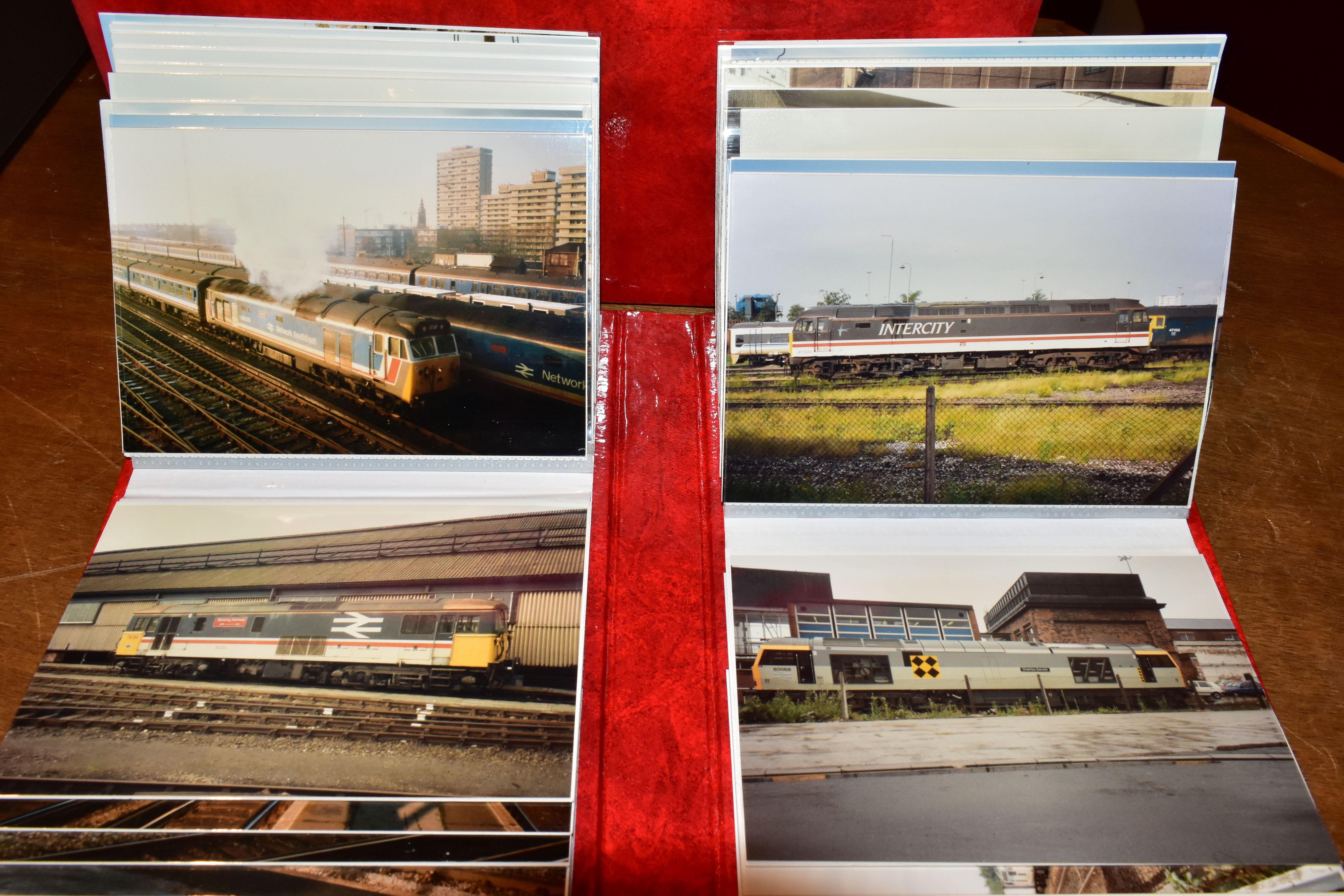 A QUANTITY OF COLOUR POSTCARD SIZE RAILWAY PHOTOGRAPHS, majority are 1980's and 1990's views of - Image 12 of 12
