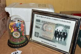 A FRANKLIN MINT LIMITED EDITION THE BEATLES FIGURE GROUP, 'Sgt Peppers Lonely Hearts Club Band' no