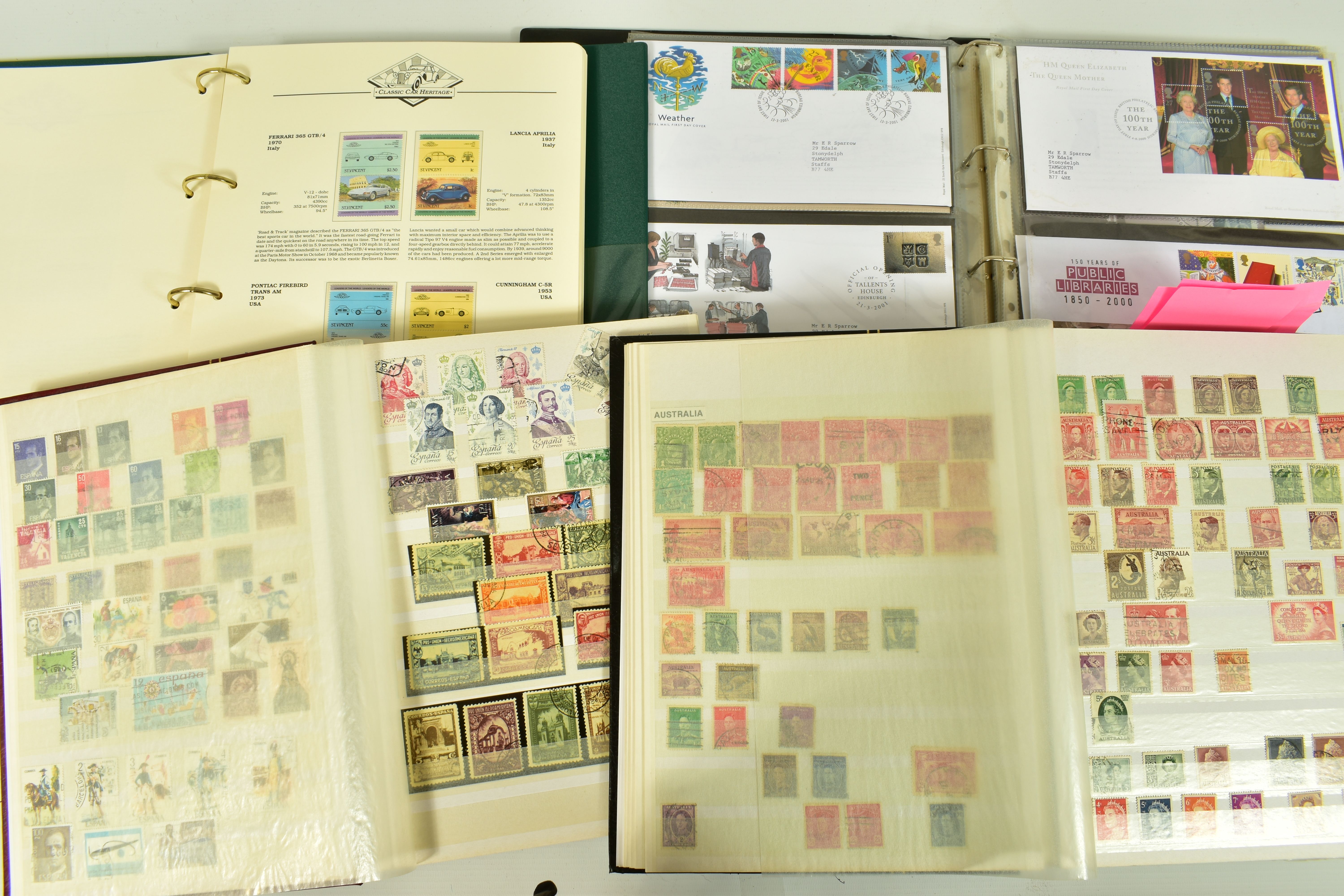 STAMPS, a large and very heavy suitcase with worldwide collection of stamps in eighteen albums - Image 2 of 12