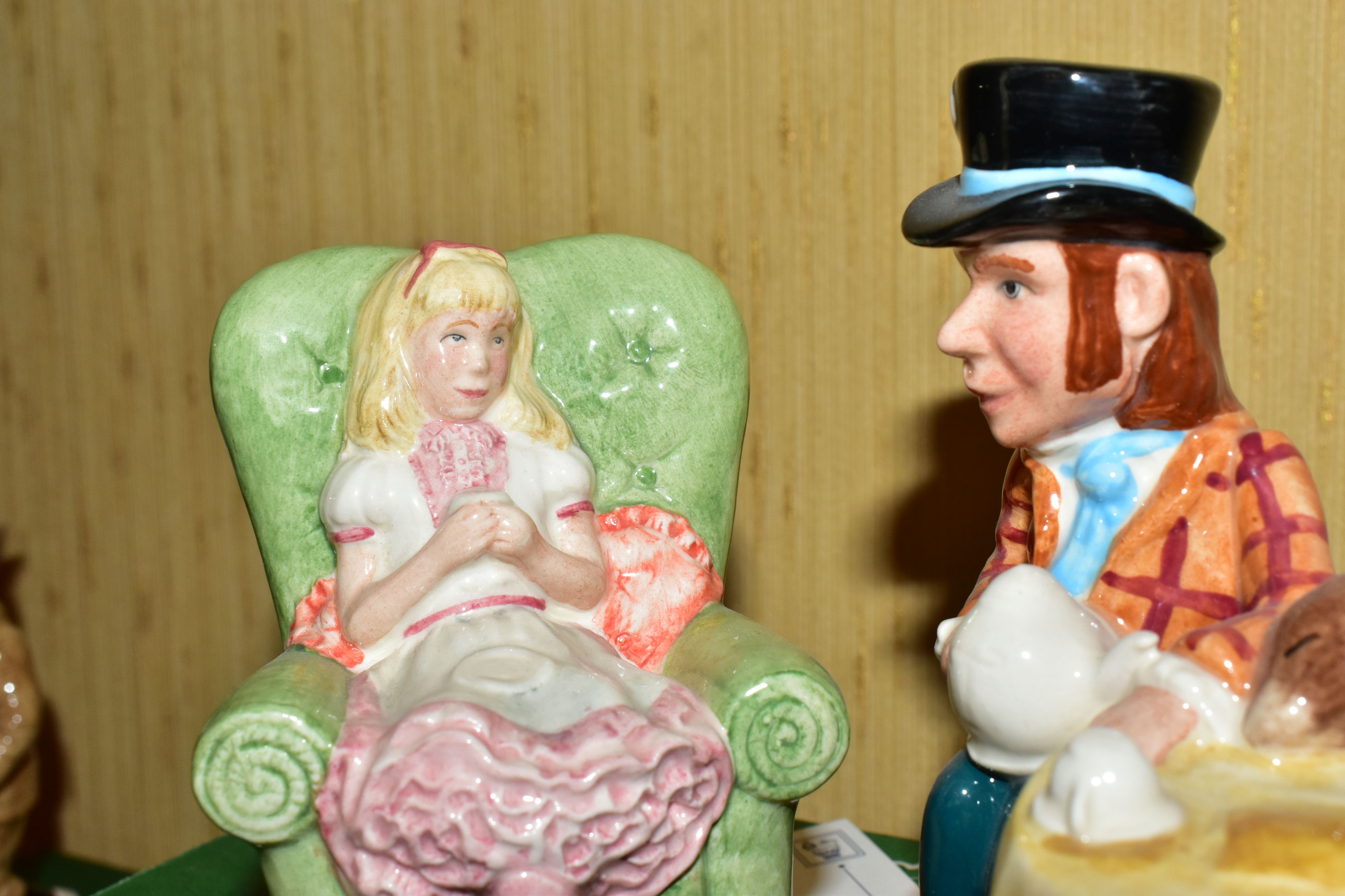 A BOXED ROYAL DOULTON BESWICK WARE LIMITED EDITION TABLEAU FROM ALICE IN WONDERLAND, 'The Mad - Image 5 of 5