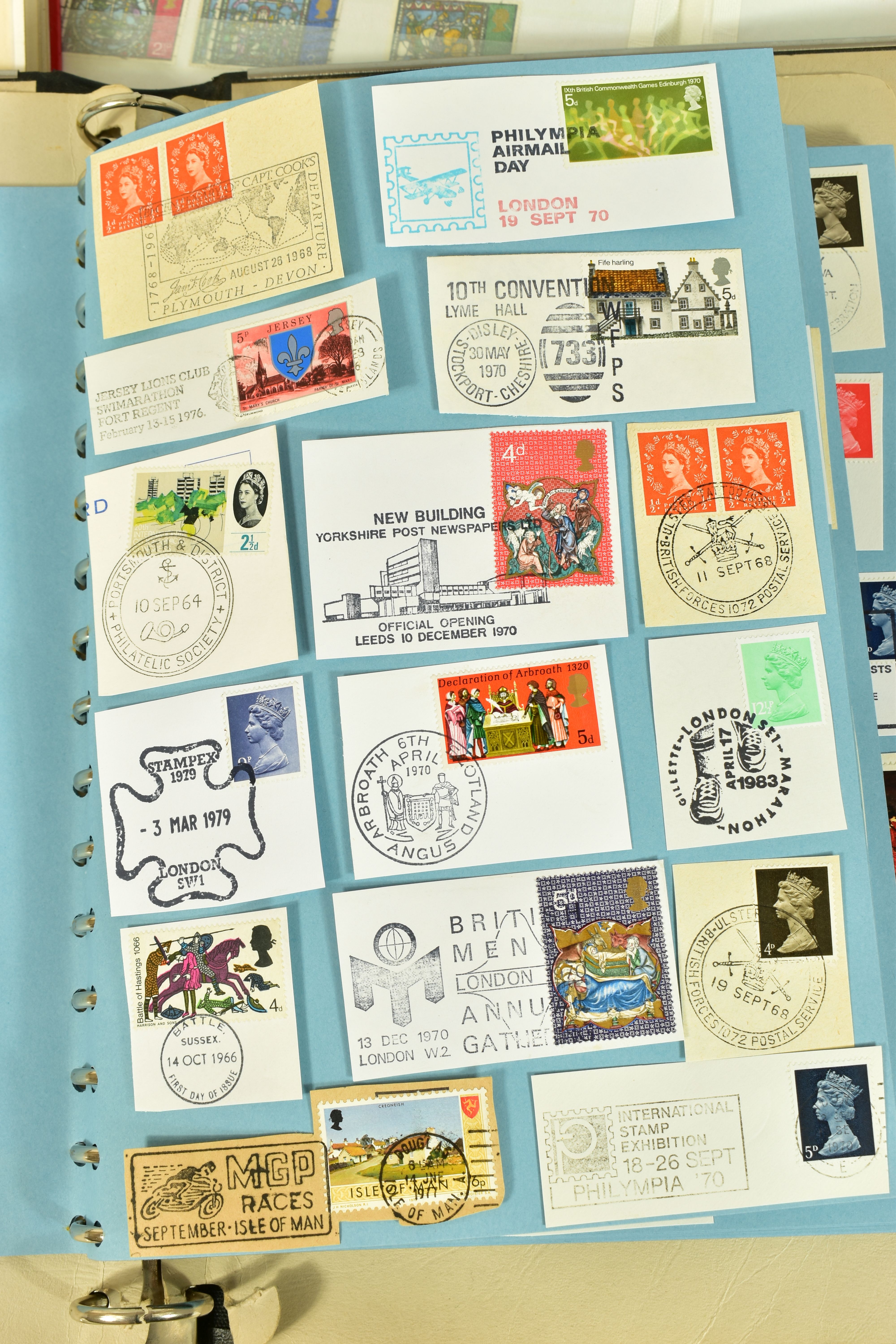 LARGE COLLECTION OF STAMPS IN TWENTY-TWO ALBUMS, (some empty), we note GB face value top £10, RSW - Image 9 of 12