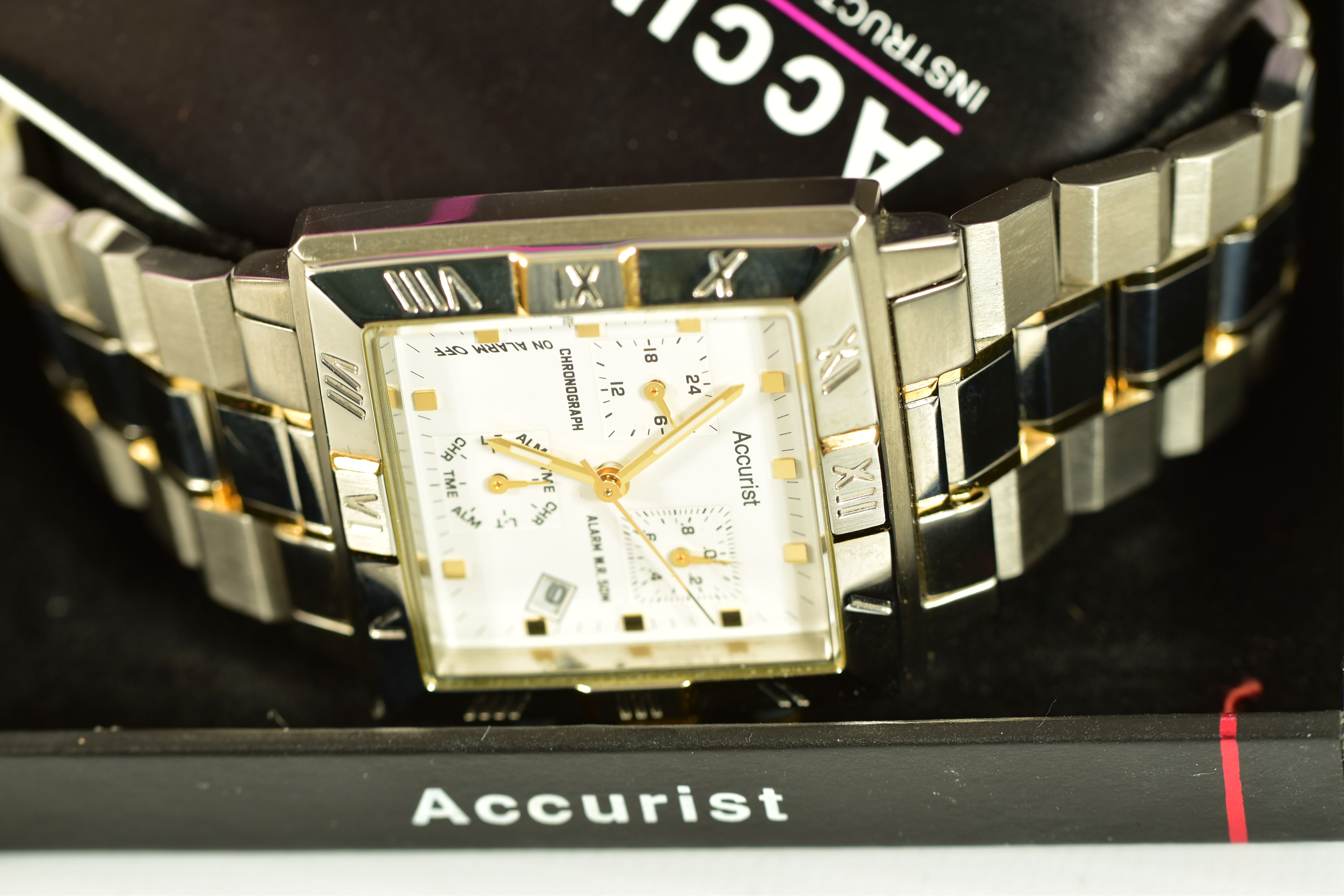 A COLLECTION OF SIX WRISTWATCH, to include a gold plated automatic Rotary watch, fitted with a brown - Image 5 of 7