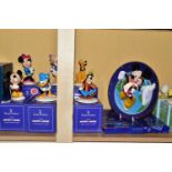 SIX BOXED ROYAL DOULTON FIGURES FROM THE MICKEY MOUSE COLLECTION 70TH ANNIVERSARY, comprising Mickey