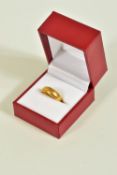 A 22CT GOLD WEDDING BAND RING, of a plain polished band, hallmarked 22ct gold Birmingham, ring