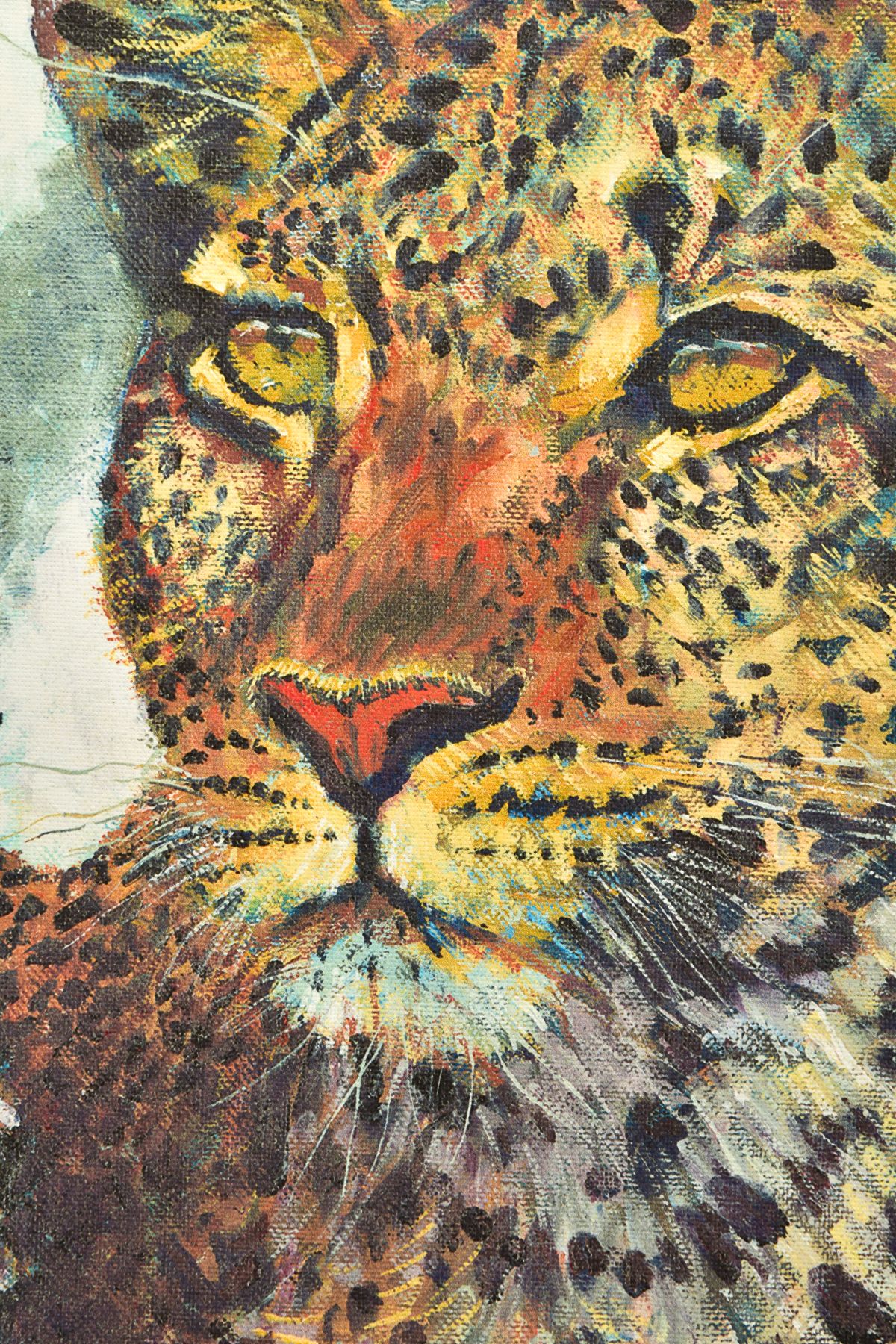 ROLF HARRIS (AUSTRALIAN 1930) 'ALERT FOR PREY' a signed limited edition print of a leopard 119/ - Image 3 of 11