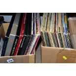 TWO BOXES OF RECORDS, to include approximately sixty records and record sets, mainly classical music