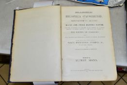 SIMMS; Rupert, Bibliotheca Staffordiensis or a Bibliographical Account of Books and Other Printed