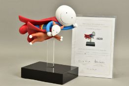 DOUG HYDE (BRITISH 1972) 'IS IT A BIRD? IS IT A PLANE' an export edition sculpture of a superhero