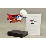 DOUG HYDE (BRITISH 1972) 'IS IT A BIRD? IS IT A PLANE' an export edition sculpture of a superhero