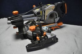 A EVOLUTION RAGE 3-S compound mitre saw (PAT pass and working)