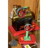 AN UNBOXED MAMOD MINOR No.2 LIVE STEAM ENGINE, not tested, playworn condition and has been fired up,