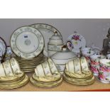 A MINTON 'HENLEY' PATTERN PART DINNER SERVICE AND A QUANTITY OF ROYAL ALBERT 'PRAIRIE ROSE'